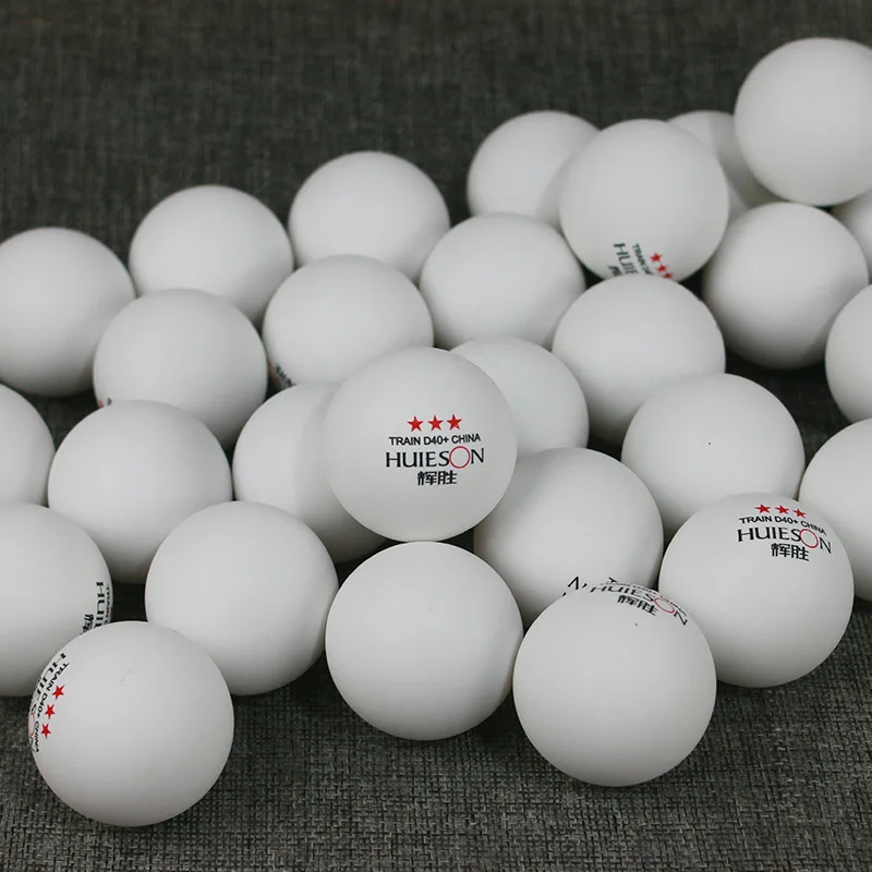

Huieson 50Pcs/Pack 3 Star New Material Table Tennis Balls 40+ ABS Plastic Ping Pong Balls Table Tennis Accessories