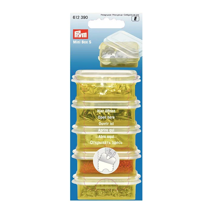 

Германия Prym мини коробка 612390 612391 612392, ручной DIY, Швейные аксессуары, пэчворк, шитье, 5 шт