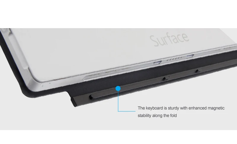 Bluetooth клавиатура с для microsoft Surface Pro 6/Pro 5/Pro 4/Pro 3, тонкий беспроводной чехол Bluetooth клавиатура с трекпадом