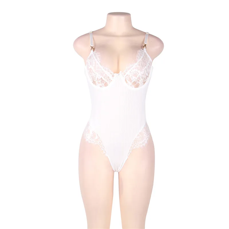 Comeondear, Летний комбинезон Combinaison Femme Noire 5XL, черный, белый, женский комбинезон, в полоску, прозрачный, кружевной, обтягивающий, боди, наряд, сексуальный, RB80505