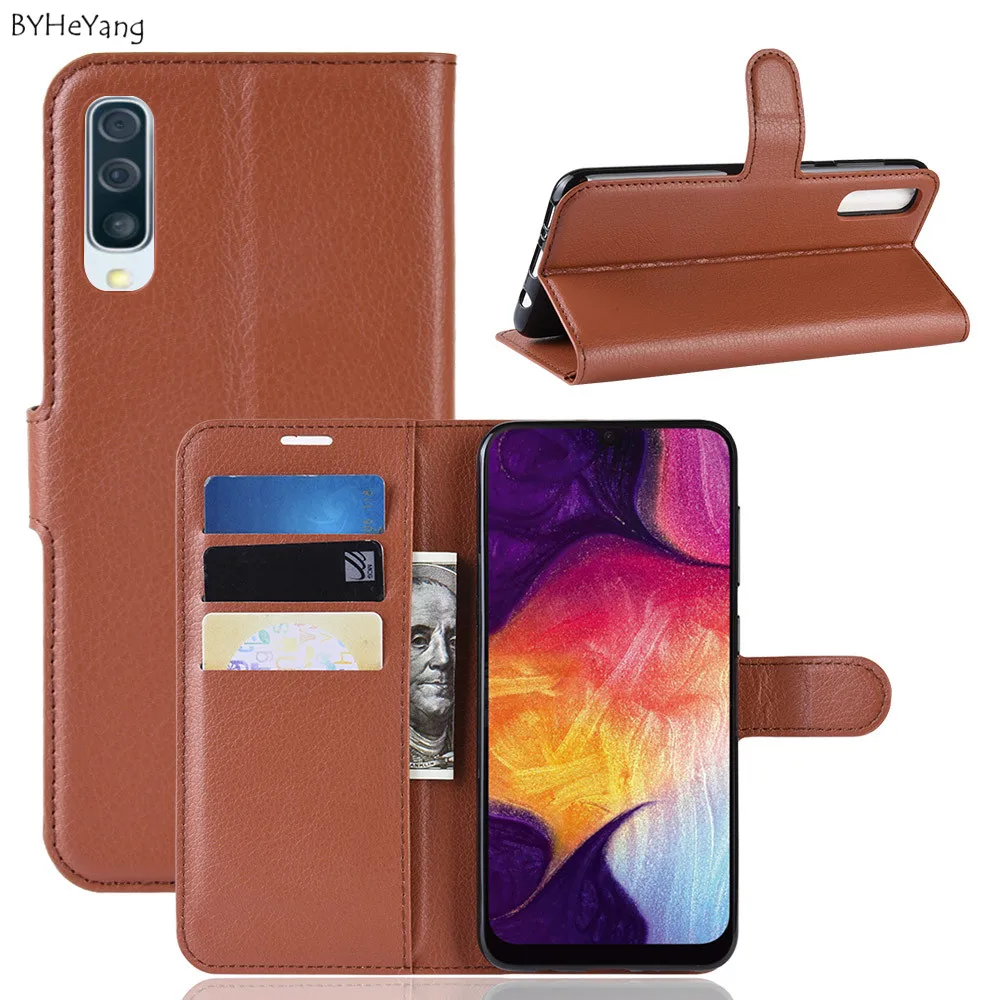Для Samsung Galaxy A50 чехол A505F A505 A 50 Флип кожаный для телефона с подставкой Coque роскошный