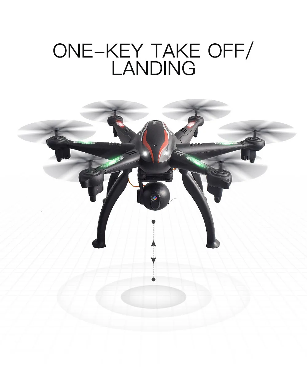 Дроны с камерой Hd широкоугольная камера 1080 HD стандартная Wi Fi FPV GPS 6 осевая
