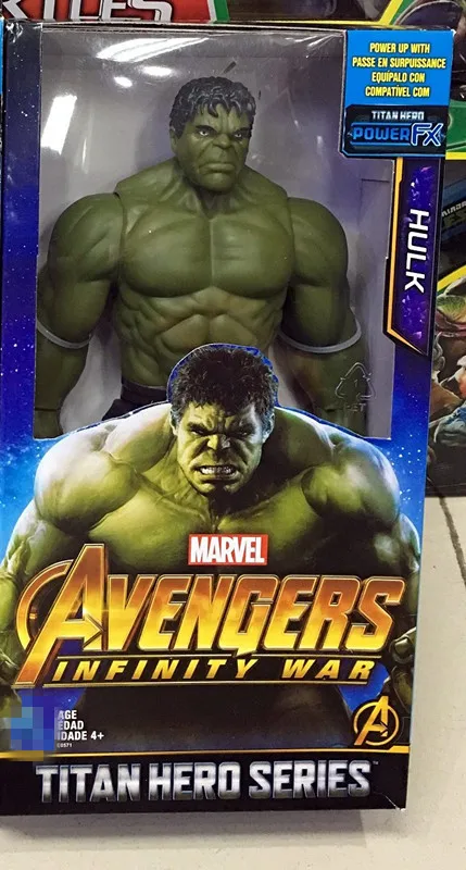 30 см Marvel игрушки Бесконечность войны танос Железный человек Паук Черная пантера
