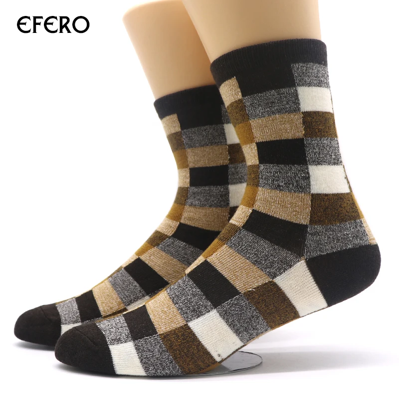 Носки efero мужские хлопковые креативные модные короткие в деловом стиле с