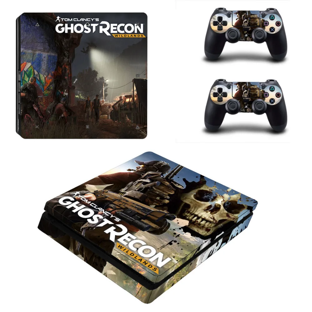 Ghost Recon Wildlands PS4 тонкий переводная картинка наклейка для Sony PlayStation 4 консоли и