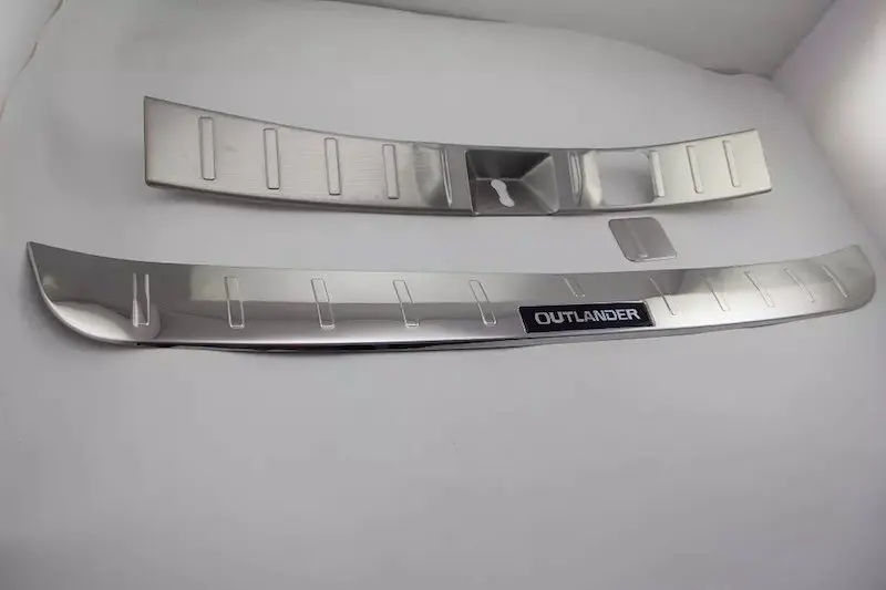 Для Mitsubishi Outlander защита заднего бампера задний порог Накладка из нержавеющей стали аксессуары для стайлинга автомобилей