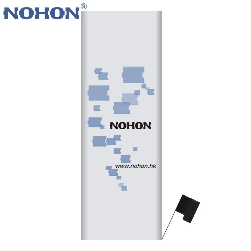 Сменная батарея NOHON для Apple iPhone 5 5G iPhone5, Высокая реальная емкость, 3,8 в, 1440 мАч, литий-полимерные литиевые батареи с инструментами