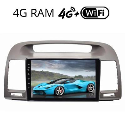 Old Camry 4G Sinosmart Android 8,1 автомобиль для Toyota Старый Camry 2002-2006 gps навигация радио 2din 2.5D ips/QLED экран - Цвет: Old Camry 4G