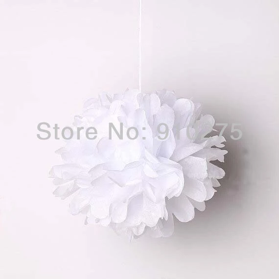 12pcs/lot Mixed Sizes White Tissue Paper Flower Pom Poms Pompoms Wedding Birthday Party Home Decoration | Дом и сад