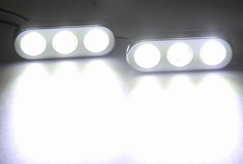 12v 2x3 светодиодный решёточные Дневной светильник DRL Strobe Противотуманные фары РЧ