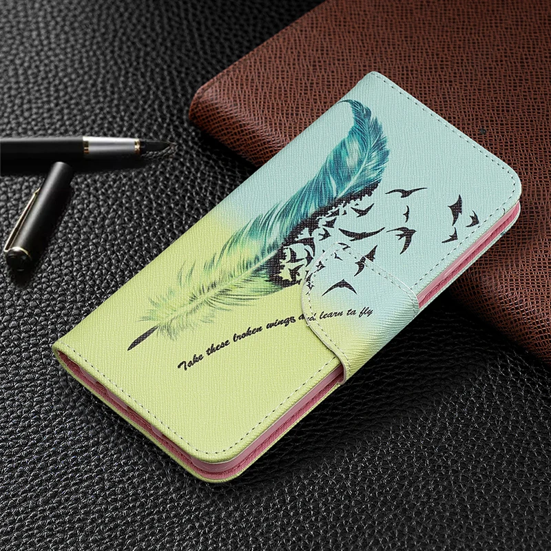 Откидной кожаный чехол-бумажник с отделениями для карт для samsung Galaxy Note 10 Plus S10 S9 A70 A50 A40 A30 A20 A10 M10 M20 Магнитный чехол-подставка