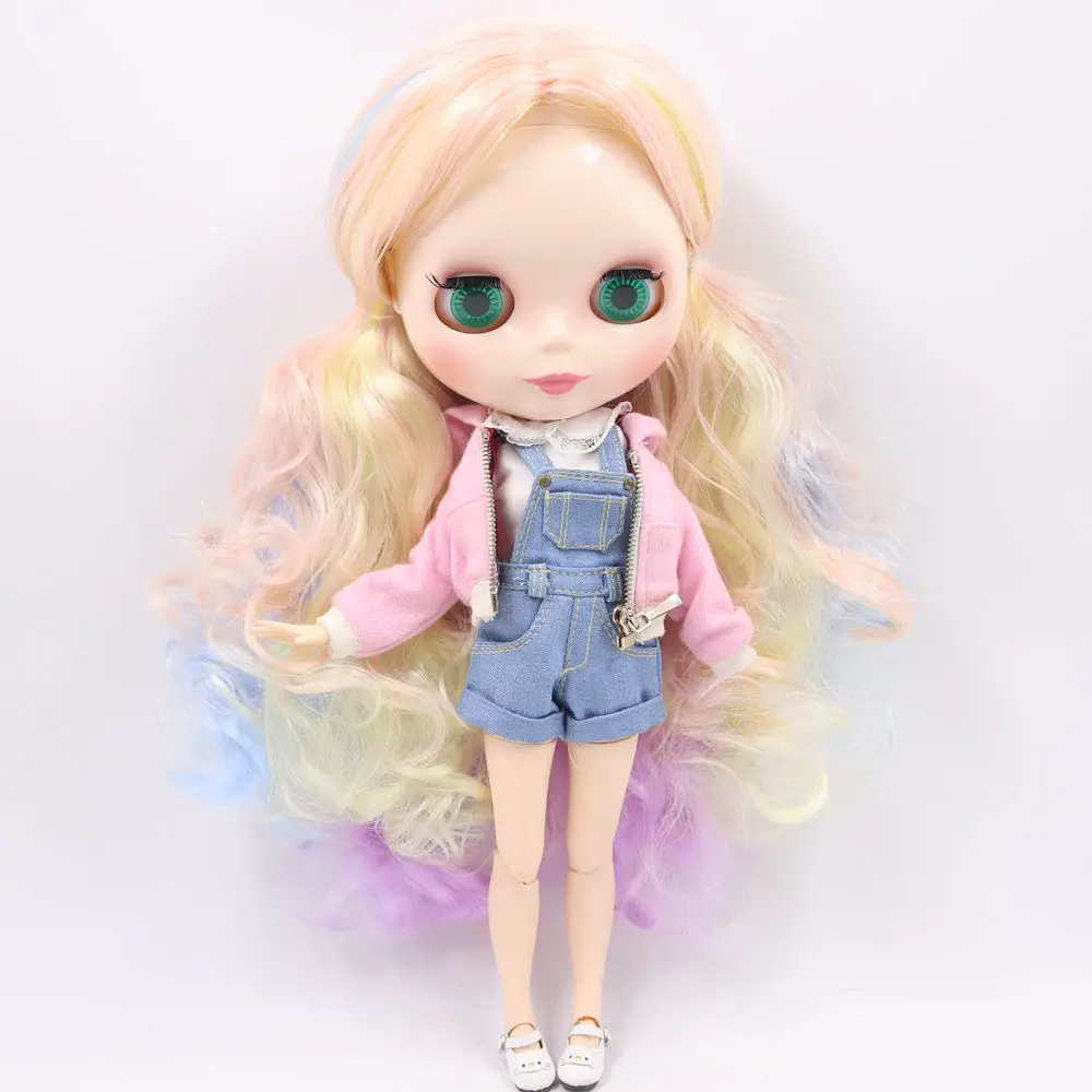 Кукла Blyth ICY DBS серии № BL708/288/6005/2352 с белой кожей для суставов красочные волосы 1/6 bjd
