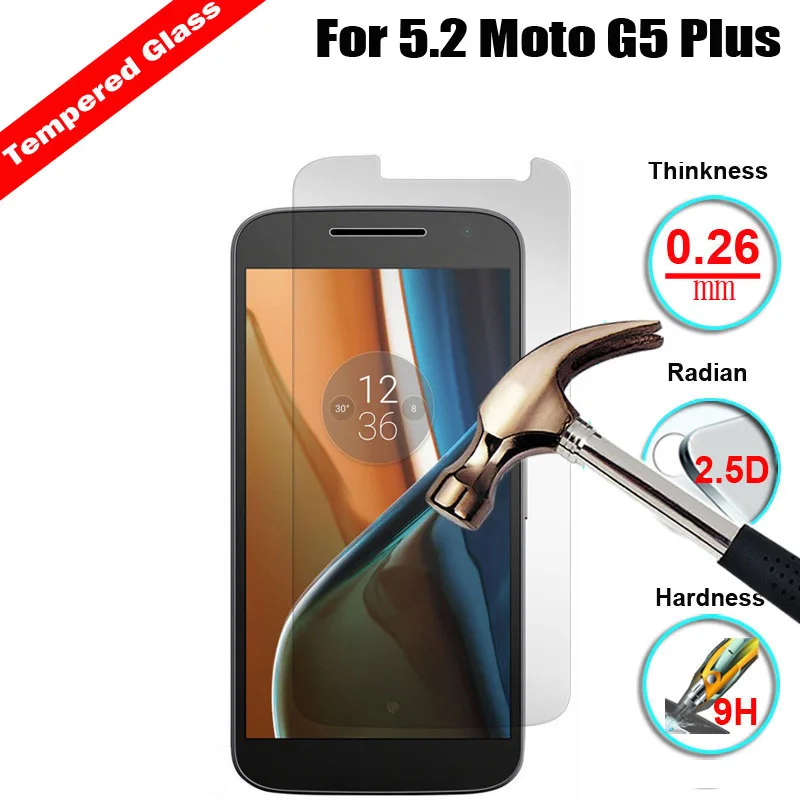 Защитная пленка для экрана из закаленного стекла 9H 5 2 Moto G5 Plus XT1686 XT1687 XT1685 XT1684 XT1683 |