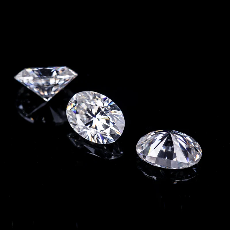 

Fine Jewelry EF White Color 3x5mm Oval Shape Moissanites Loose Gemstone for Lady's Engagement Rings Jewelry Making
