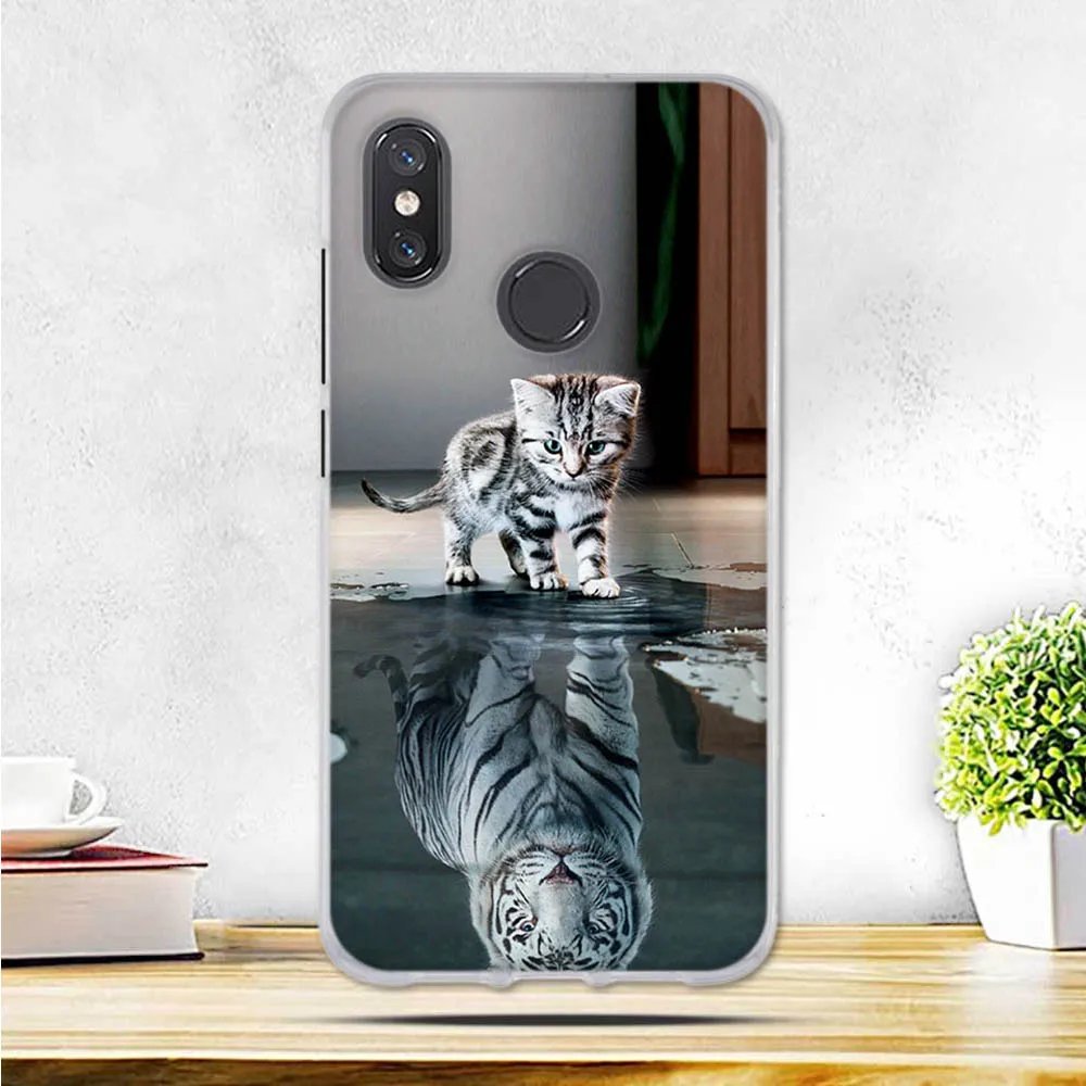for Xiaomi Mi8 Mi 8 Case Thin TPU Relief Back Cover For Mi8/mi8 Explorer Soft Silicon Phone Bags | Мобильные телефоны и