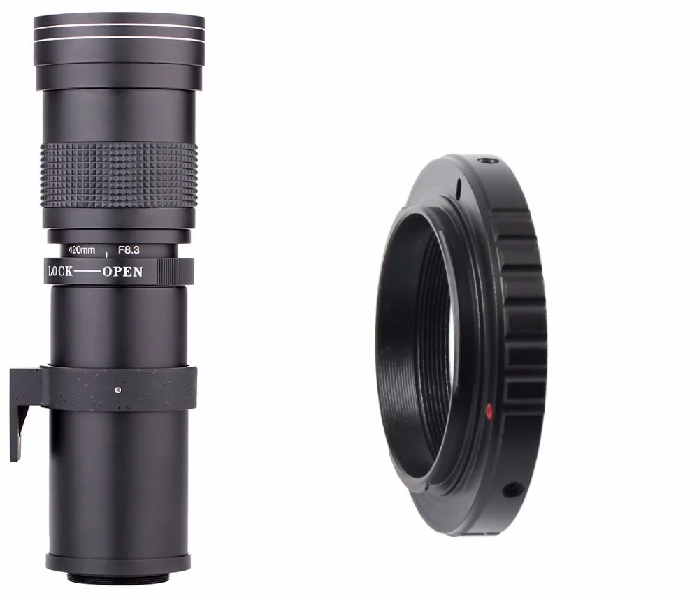 420 800 мм F/8 3 16 супер телеобъектив зум объектив для камеры Canon Nikon Sony Pentax DSLR|lens for