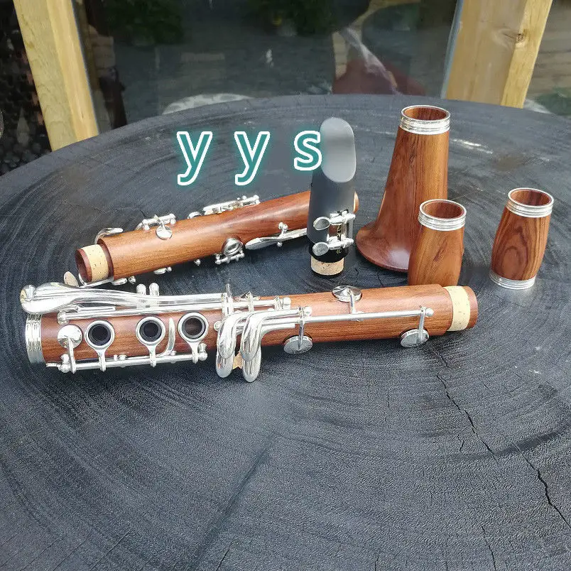 

New wood clarinet Bb Nice Material Tone mouthpiece set case etc