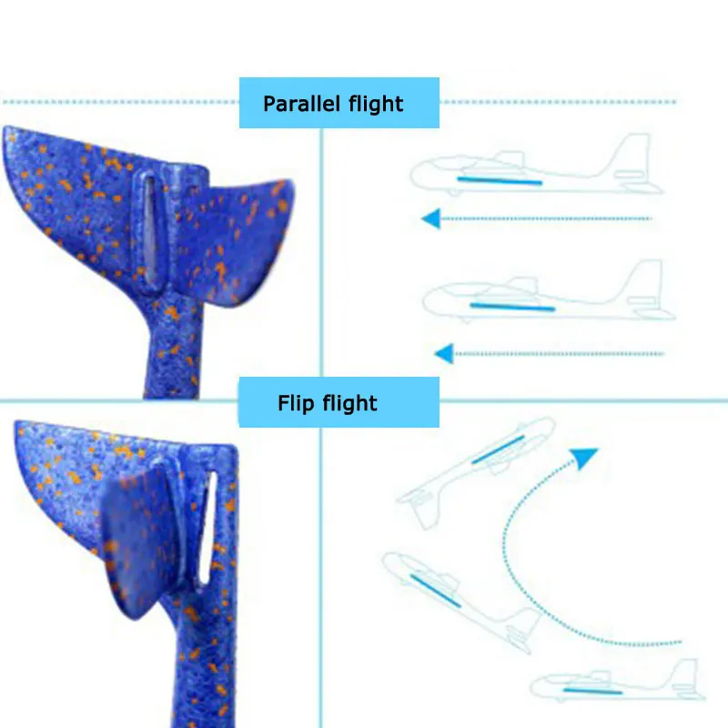 48 см большие детские игрушки сделай сам ручной бросок Летающий планер самолеты