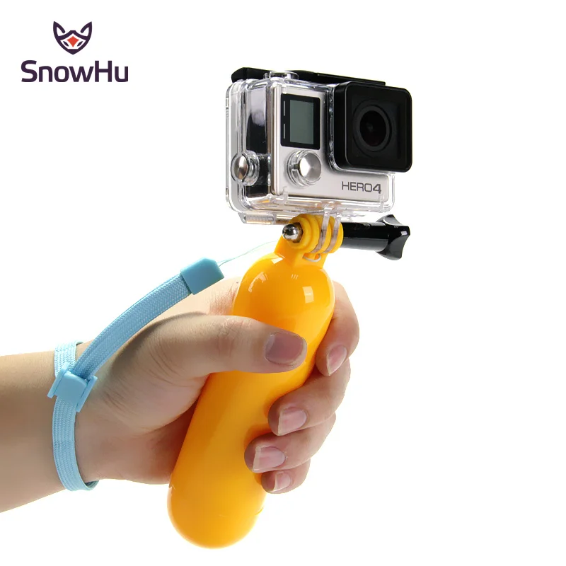 

SnowHu for Gopro Accessories Bobber Floating Floaty Handheld Stick tripod accessories For Go pro Hero 10 9 8 7 6 5 4 Yi 4K GP81