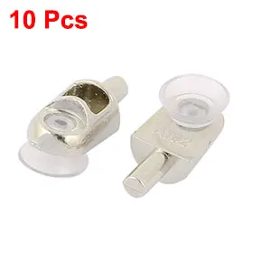 

Uxcell Hot Sale 10pcs Plastic,Metal 27 x 13 x 12mm Furniture Cabinet 5mm Dia Suction Cup Plug In Glass Shelf Support Peg Pin