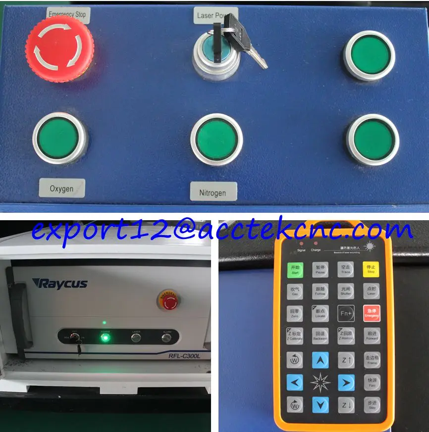 Волоконный лазерный резак ACCTEK 300 Вт 550 1000 2000 3000 IPG Raycus CNC AK1325F | Инструменты