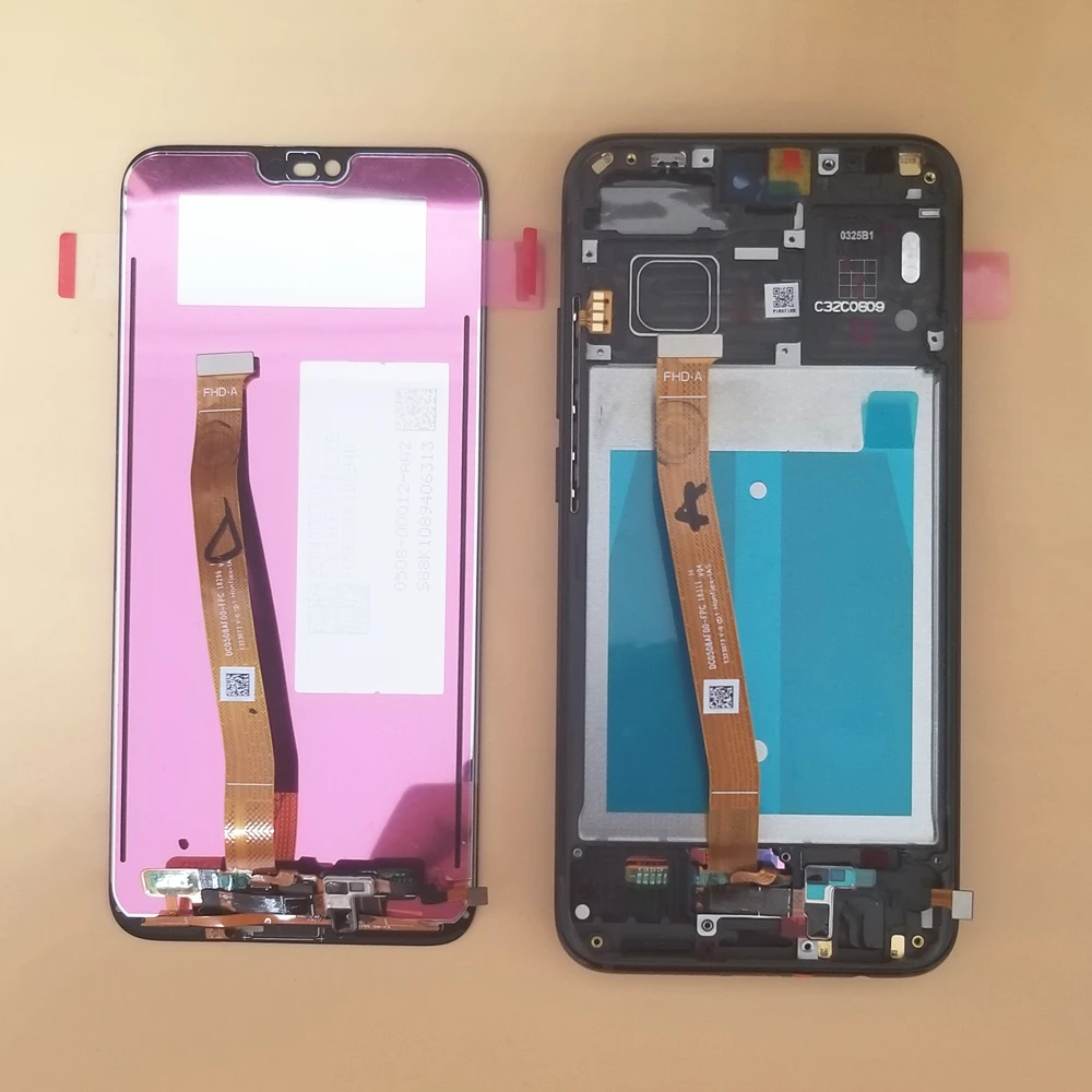 Оригинальный ЖК-экран с отпечатком пальца для huawei honor 10 ЖК-дисплей + кодирующий