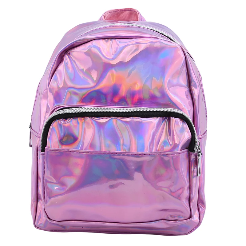 

2020 New Girl Backpack Creative Silver Pink Fashion Backpack Women Bag For School Small Size Backpack For Teenage Girls