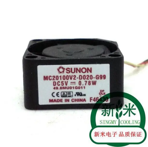 

Оригинальный SUNON MC20100V2-D020-G99 0,78 W 2010 2 см 20*20*10 мм 3 он-лайн микро вентилятор охлаждения радиатора