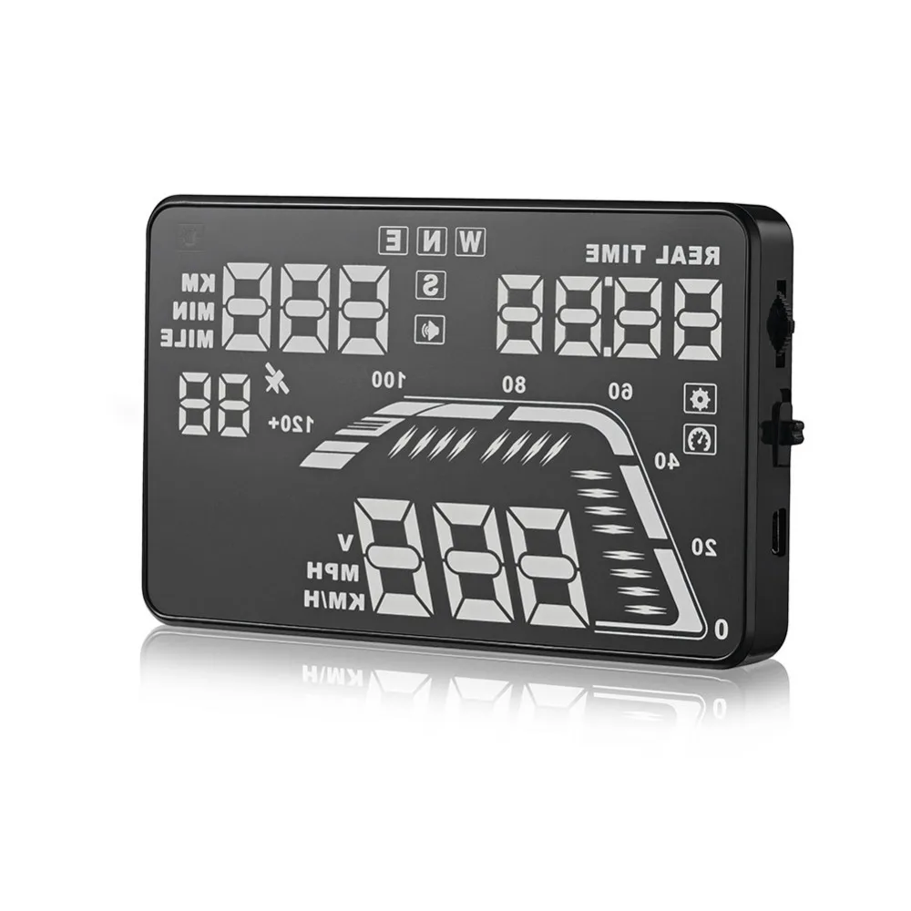 Car GPS HUD Head Up Display Universal Q7 Auto Accessories 5.5&quot Speedometers Dashboard Projector for Safety Driving | Автомобили и