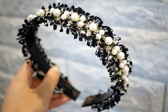 Головной убор Свадебные украшения для волос Женская повязка на голову в стиле