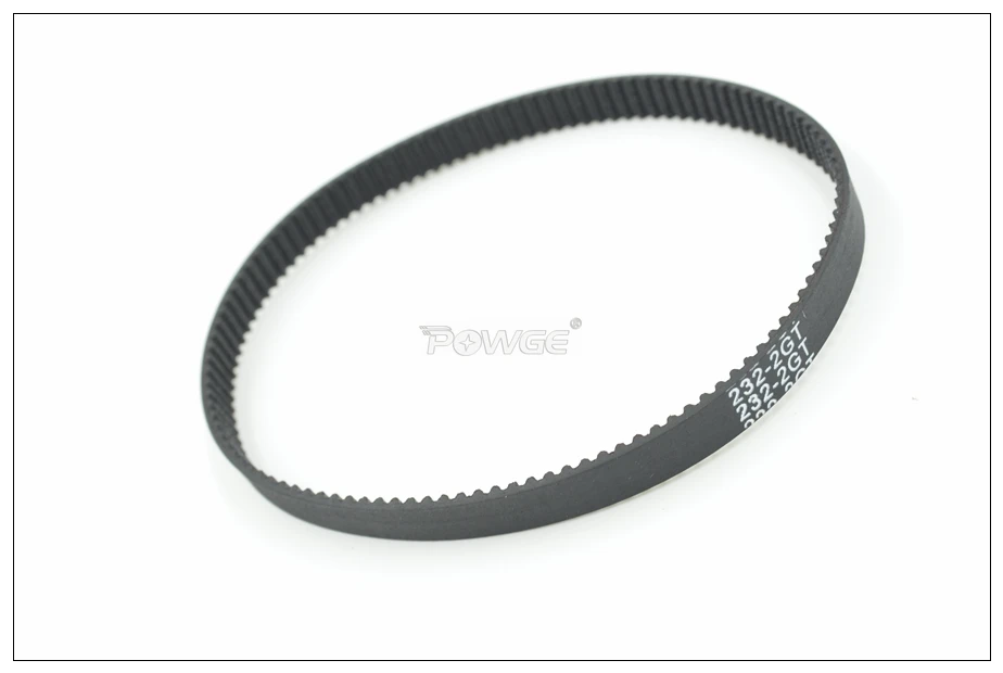 POWGE 220/228/232/240/244/250/252 2GT зубчатый ремень W = 3/6/9/15mm252-GT2 250-GT2 220-GT2 232-GT2 замкнутому циклу синхронный ремень