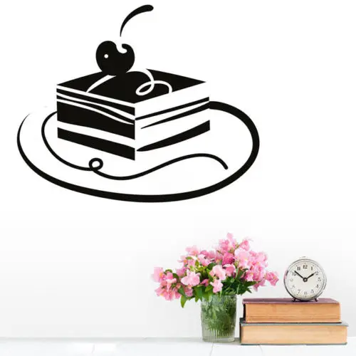 Высококачественный виниловый десерт домашний Декор настенный стикер квадратный