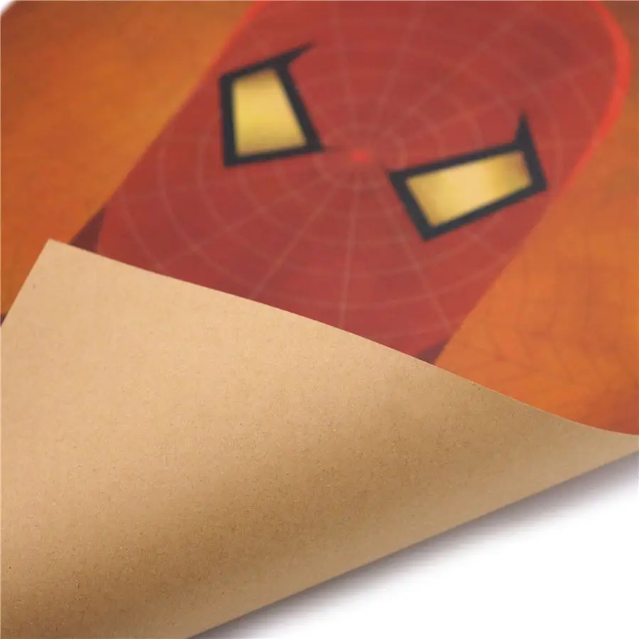 ВИНТАЖНЫЙ ПЛАКАТ в стиле ретро Супергерой паук крафты бумага искусство