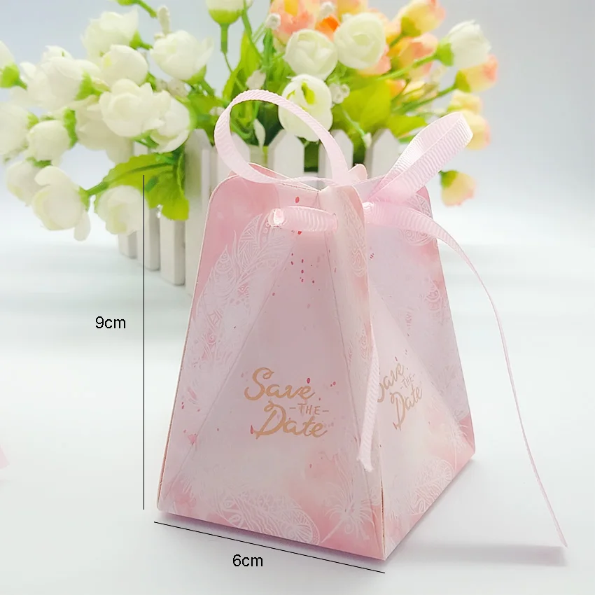 

50pcs/lot Kawaii European Pentagonal Paper Bag Kraft paper Decoration Gift Bags Candy Packaging Bag