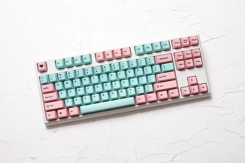 retro miami dye subbed sub dip keycaps oem profile for mechanical keyboard ansi 104 108 tkl 87 gh60 poker xd87 keycap | Компьютеры и