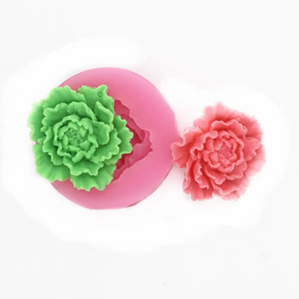 Маленькая силиконовая форма для сахара в виде цветка пиона шоколада | Дом и сад
