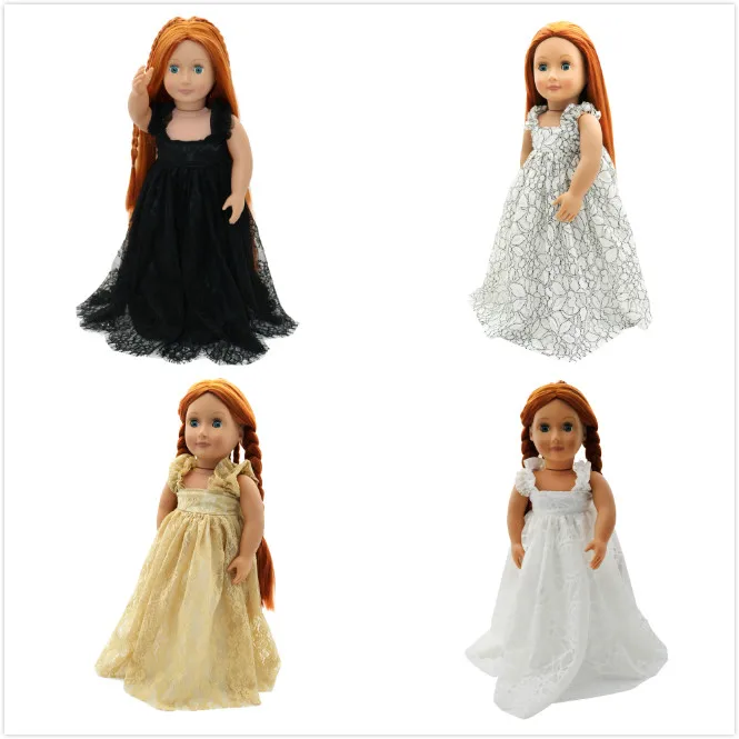Новый летний American Girl Doll Одежда куклы Интимные аксессуары слинг Кружево платье