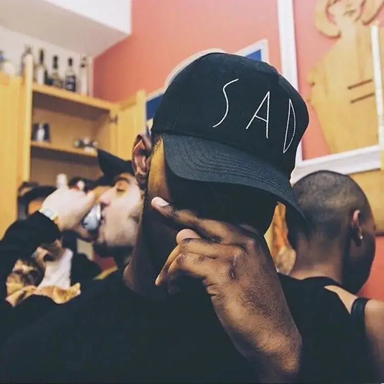 Chav &amp GRЕ бейсболка SAD Письмо Snapback шляпа шлем для папы Кости Gorras Повседневная