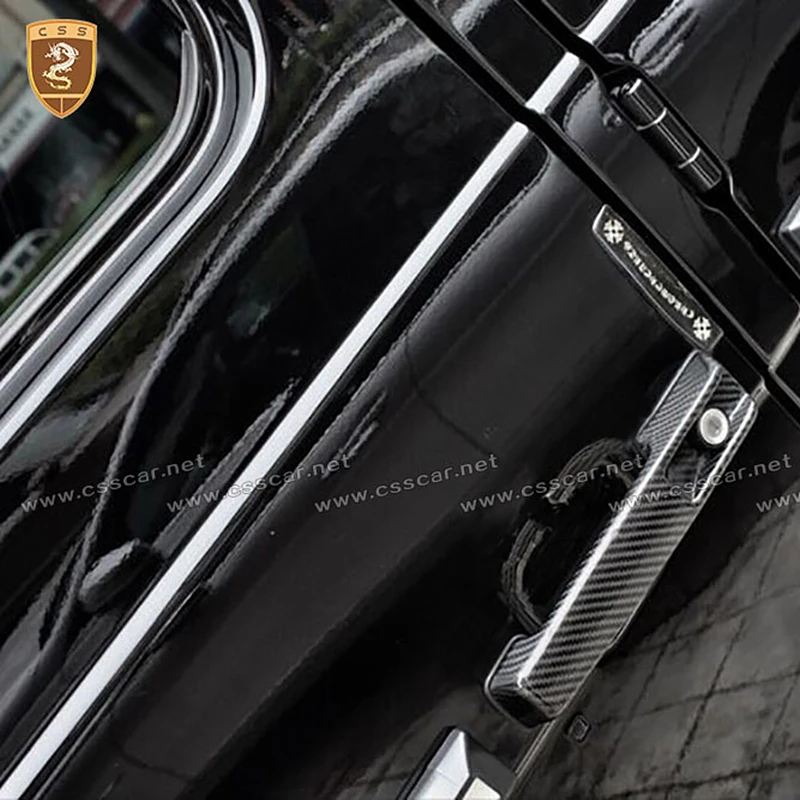 Автозапчасти CSSCAR углеволоконная крышка ручки двери для Mercedes Benz G Class W463 G500 G55 G63 G65 5
