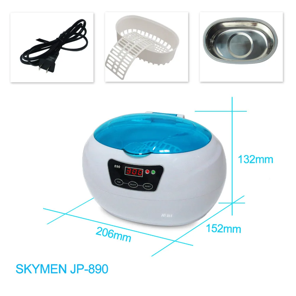 600 мл Ультразвуковая ванна мойка cleaner для небольших клиник салонов красоты и тату