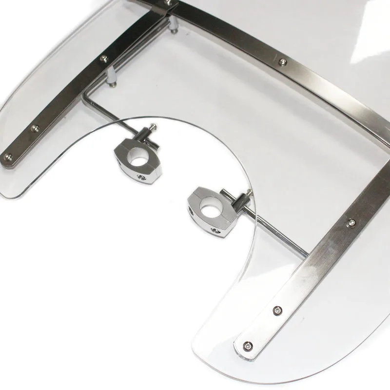 7/8'' 1'' Handlebars Deflector Clear Windshield Windscreen 24 For Harley Honda Yamaha Kawasaki Suzuki | Автомобили и