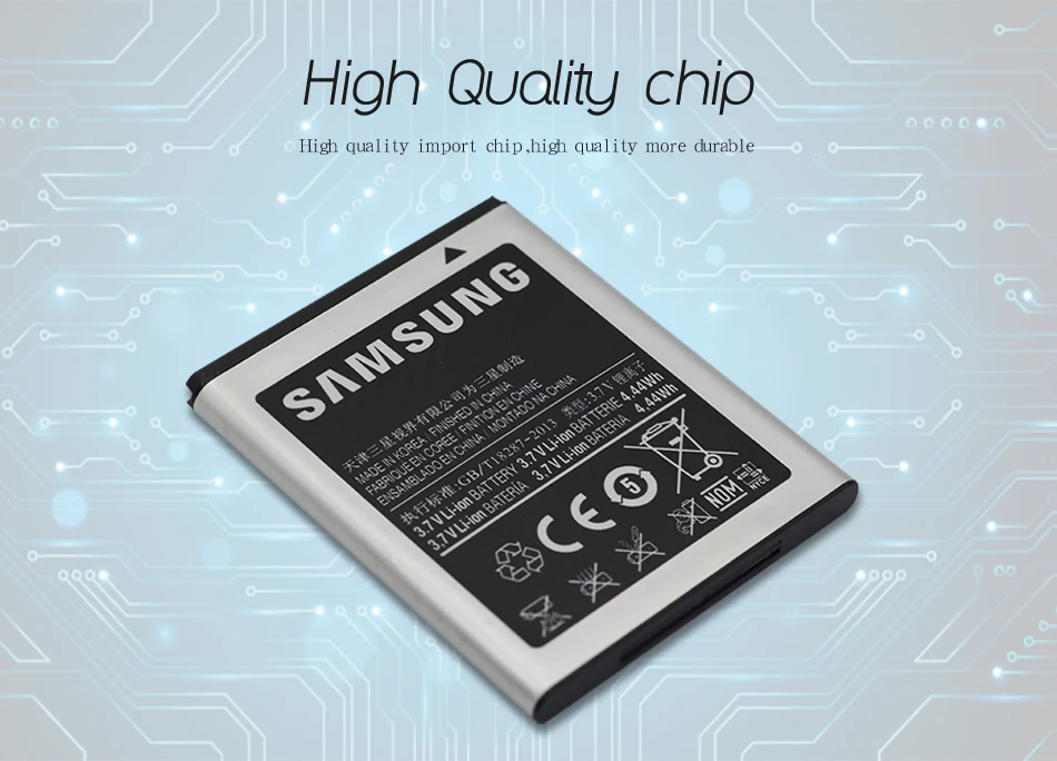 Samsung телефон Батарея EB494353VU 1200 мА-ч для samsung S5330 GT-S5570 i559 S5570 S5232 C6712 S5750 замена батареи