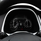 Внутренняя Панель прибора для Hyundai Tucson 2016 2017 2018 LHD, хромированная крышка приборной панели, декоративная рамка, объемный Стайлинг автомобиля