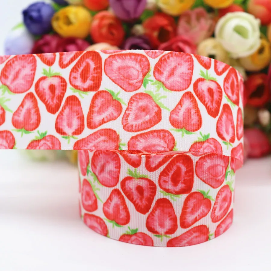 10 Yards Printed Grosgrain Ribbon 1.5" 38MM For Hair Bows DIY Crafts Handmade Accessories M19052501