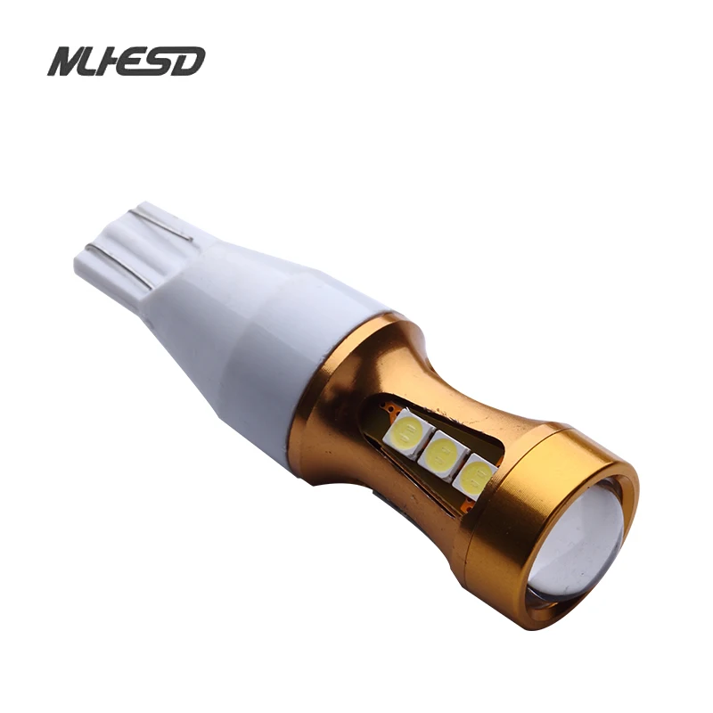 Светодиодные лампы T15 Canbus OBC без ошибок 921 912 W16W автомобильные 15 SMD 3030 Ксеноновые