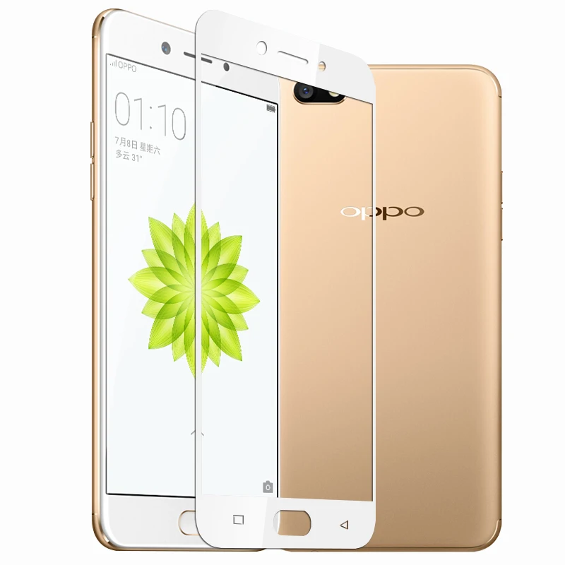 Полностью покрывающее закаленное Стекло для OPPO F3 Экран защитная плёнка НУА Вэй