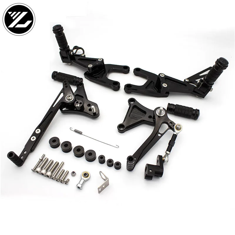 

CNC Verstelbare Rearsets Achter Set Motorfiets Footrest Moto Pedaal pedal For Benelli TNT125 TNT 125 2016 2017 2018