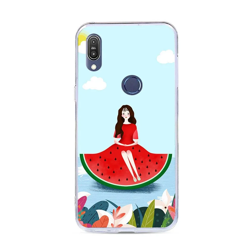 For Asus Zenfone Max Shot ZB634KL Case Silicone Soft TPU Painted Plus M2 Phone Back Covers Bag |