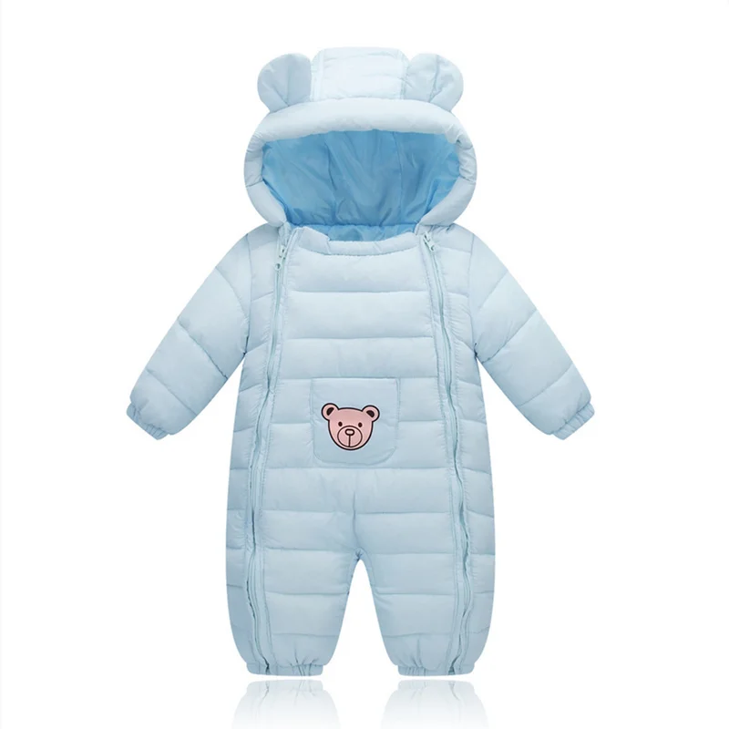 2020 new Winter Baby jumpsuit rompers girl Snow Wear Thick Warm Clothes Newborn Kids Infantil Hooded Outwear Boys Girls Clothing | Детская