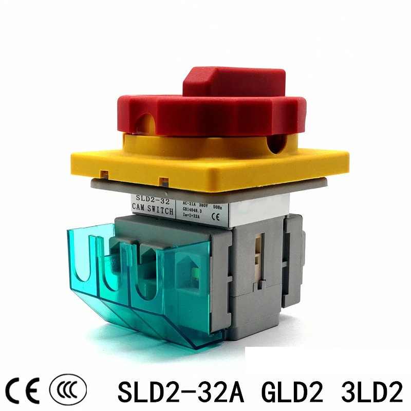 SLD2 25A 32A 40A Выключатель Нагрузки изолирующий переключатель кулачковый 3LD2 GLD2